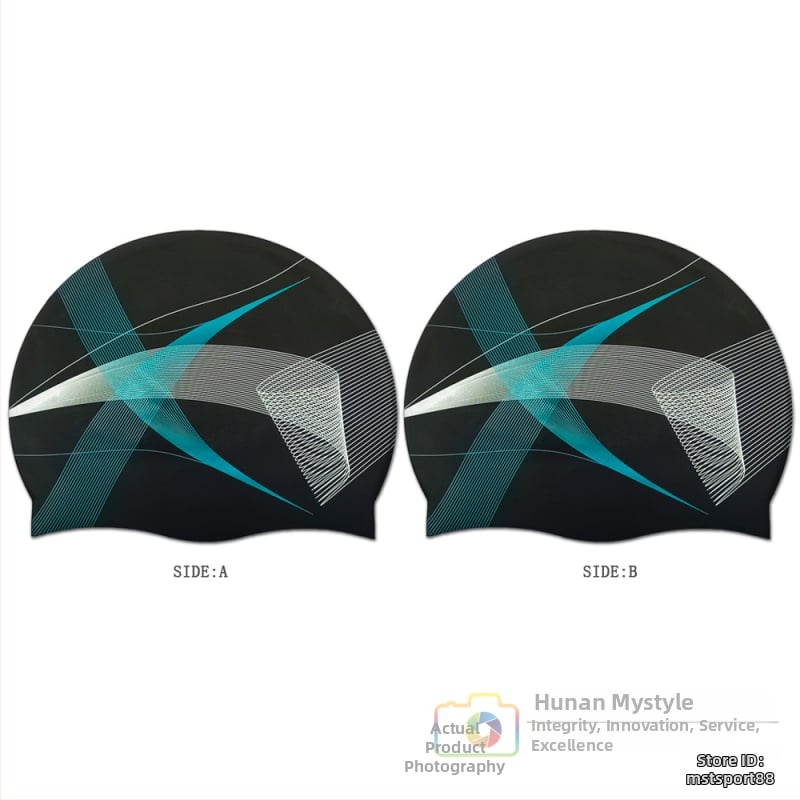 Silicone peldēšanas cepure ar apdruku, pieaugušajiem, piemērota peldēšanai un ūdenssportiem, Meister zīmols ar pielāgojamu logotipu