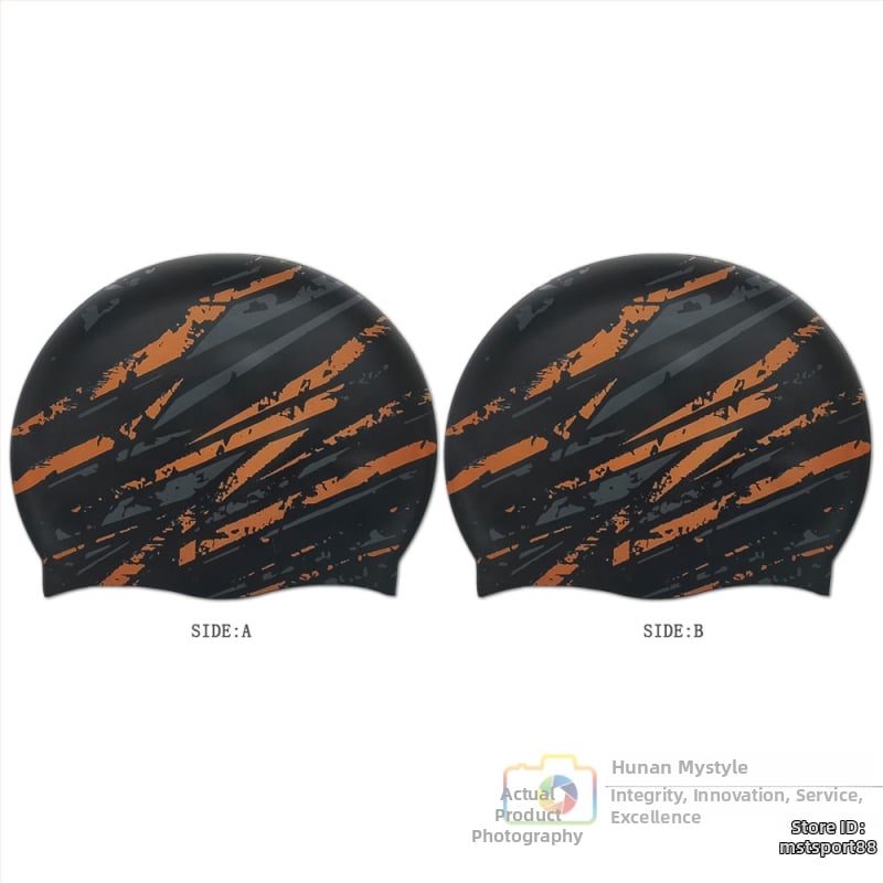 Silicone peldēšanas cepure ar apdruku, pieaugušajiem, piemērota peldēšanai un ūdenssportiem, Meister zīmols ar pielāgojamu logotipu