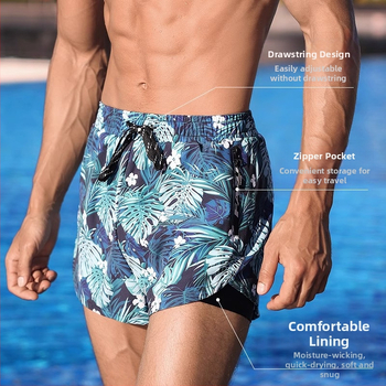 Vyrų maudymosi komplektas – poliesterio audinys, poliesterio pamušalas, briefs stilius, tinkamas plaukiojimui ir vandens pratyboms