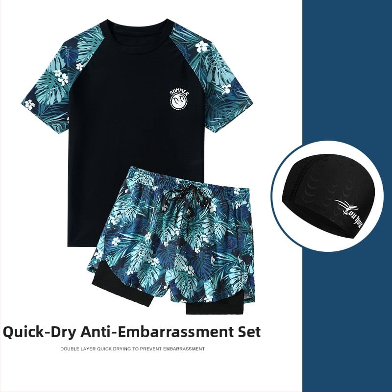 Vyrų maudymosi komplektas – poliesterio audinys, poliesterio pamušalas, briefs stilius, tinkamas plaukiojimui ir vandens pratyboms