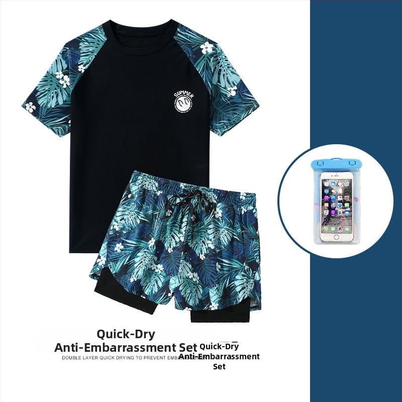 Vyrų maudymosi komplektas – poliesterio audinys, poliesterio pamušalas, briefs stilius, tinkamas plaukiojimui ir vandens pratyboms