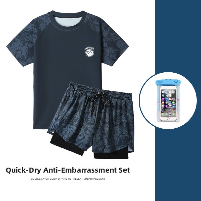 Vyrų maudymosi komplektas – poliesterio audinys, poliesterio pamušalas, briefs stilius, tinkamas plaukiojimui ir vandens pratyboms