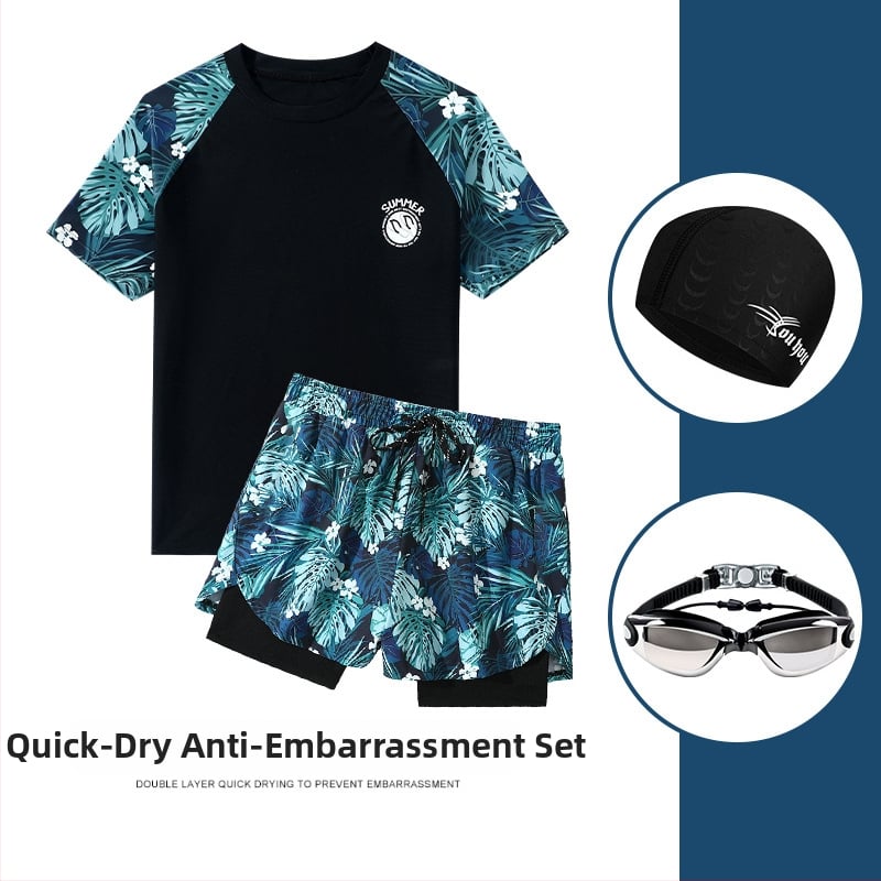 Vyrų maudymosi komplektas – poliesterio audinys, poliesterio pamušalas, briefs stilius, tinkamas plaukiojimui ir vandens pratyboms