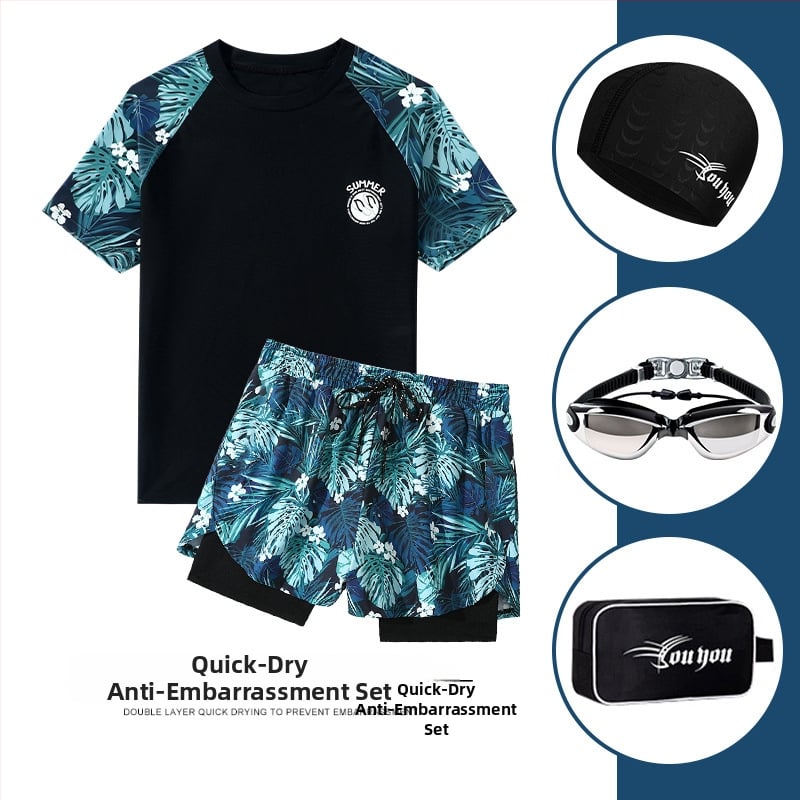 Vyrų maudymosi komplektas – poliesterio audinys, poliesterio pamušalas, briefs stilius, tinkamas plaukiojimui ir vandens pratyboms