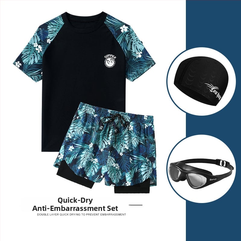 Vyrų maudymosi komplektas – poliesterio audinys, poliesterio pamušalas, briefs stilius, tinkamas plaukiojimui ir vandens pratyboms