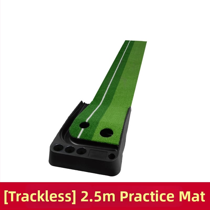 Golfa puttinga treniņkomplekta ar atgriezeno bumbu un barjeru, pārnēsājams, plastmasas mākslīgais zālens; logotipa druka; pielāgošana pieejama