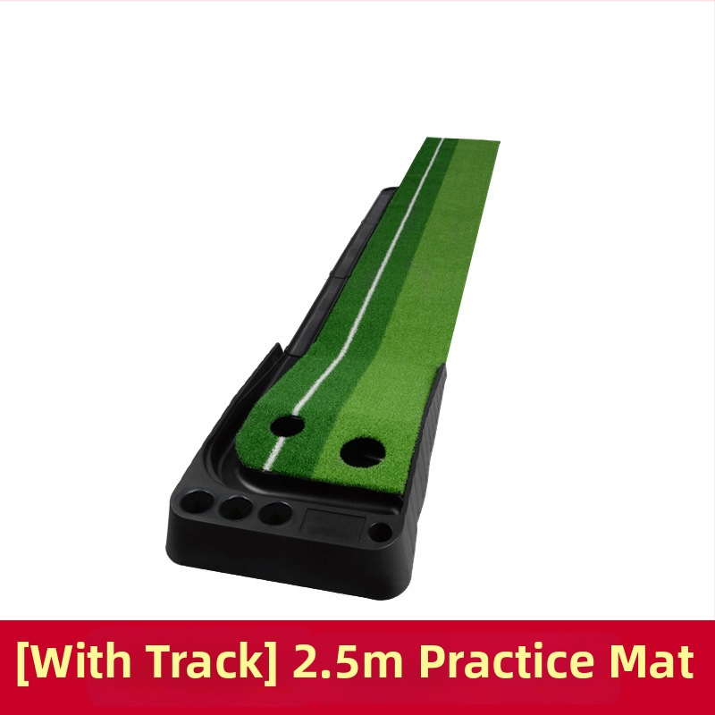 Golfa puttinga treniņkomplekta ar atgriezeno bumbu un barjeru, pārnēsājams, plastmasas mākslīgais zālens; logotipa druka; pielāgošana pieejama