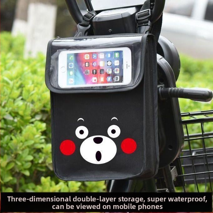 Велосипедна чанта водоустойчива, 3L капацитет, модел 588, платно, предно отделение за съхранение