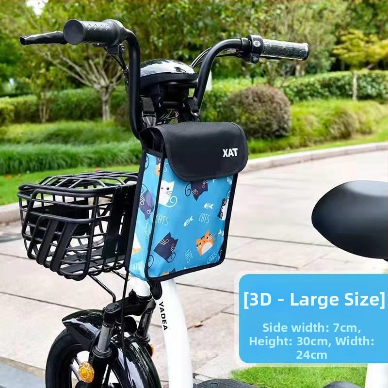 Велосипедна чанта водоустойчива, 3L капацитет, модел 588, платно, предно отделение за съхранение