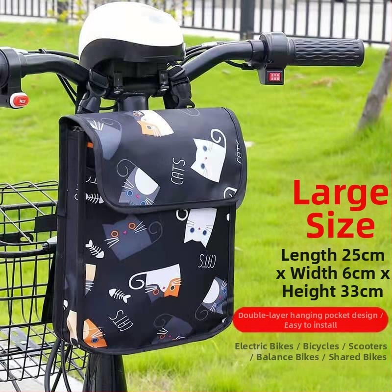 Велосипедна чанта водоустойчива, 3L капацитет, модел 588, платно, предно отделение за съхранение