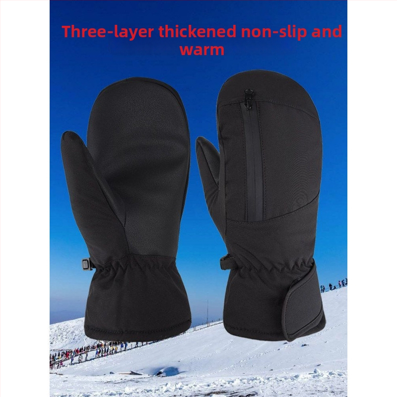 Lyžiarske rukavice (neutrálne pohlavie; univerzálny vek; materiál: guma/plastik; autorizovaná súkromná značka)