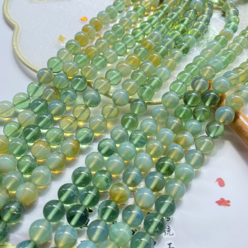 DIY ékszerekhez készült gyöngyök — polírozott kerek üveggyöngyök, félkész alkatrészek