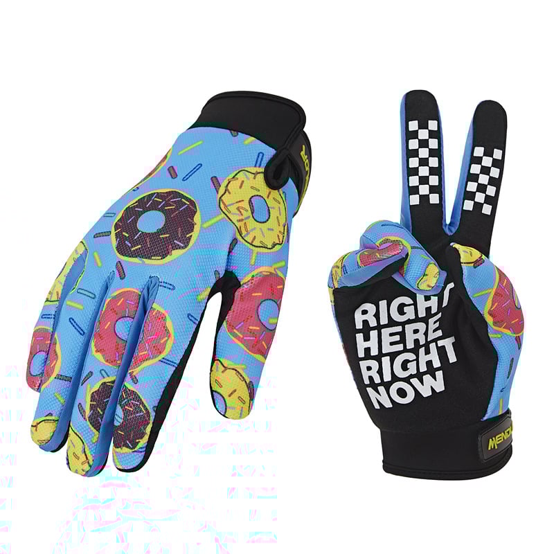 Universālas auduma motocikla braukšanas cimdi, saderīgi ar skārienjutīgu ekrānu, izturīgi pret nodilumu