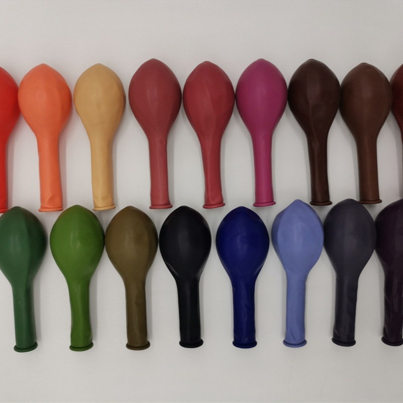 Lateksinių balionų rinkinys — apvalus, karikatūrinis raštas, spausdintas logotipas