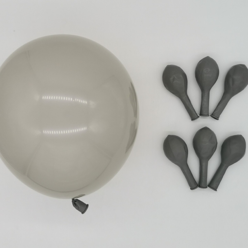 Lateksinių balionų rinkinys — apvalus, karikatūrinis raštas, spausdintas logotipas