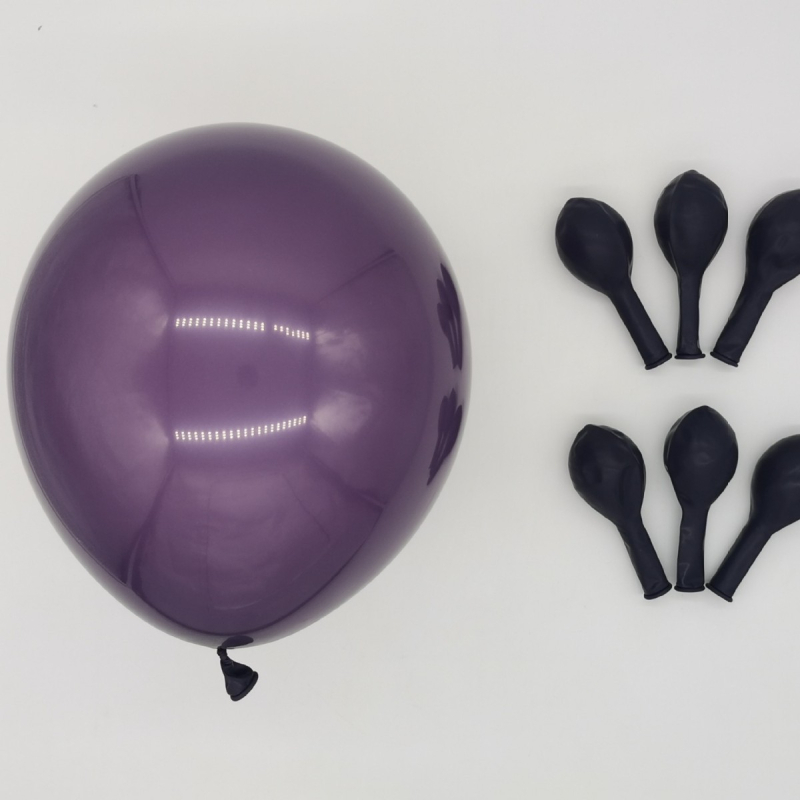 Lateksinių balionų rinkinys — apvalus, karikatūrinis raštas, spausdintas logotipas