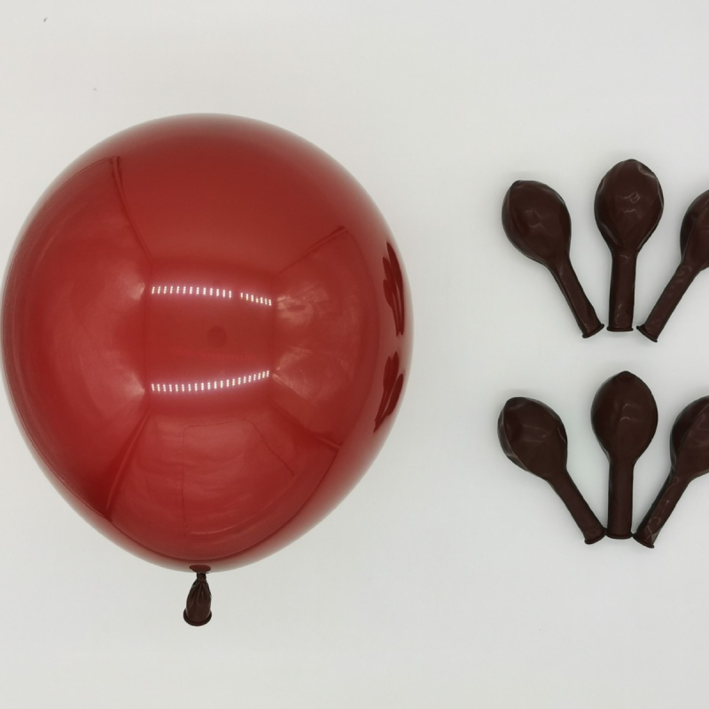 Lateksinių balionų rinkinys — apvalus, karikatūrinis raštas, spausdintas logotipas