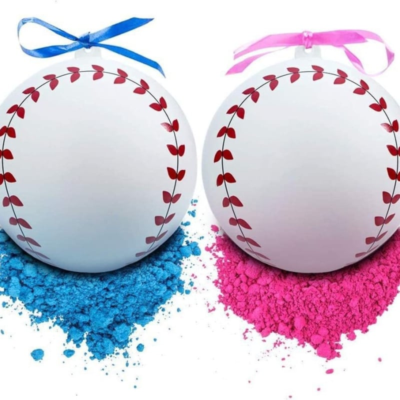 Lyties atskleidimo kamuolys su milteliais – Plastinės žaidimų kamuolys, Spausdinimo procesas, Svoris 590 g, Prekės ženklas Other