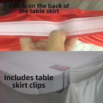 Φούστα τραπεζιού – σατέν, ορθογώνιο σχήμα, μοντέρνο μινιμαλιστικό στυλ, αδειοδοτημένη ιδιωτική ετικέτα