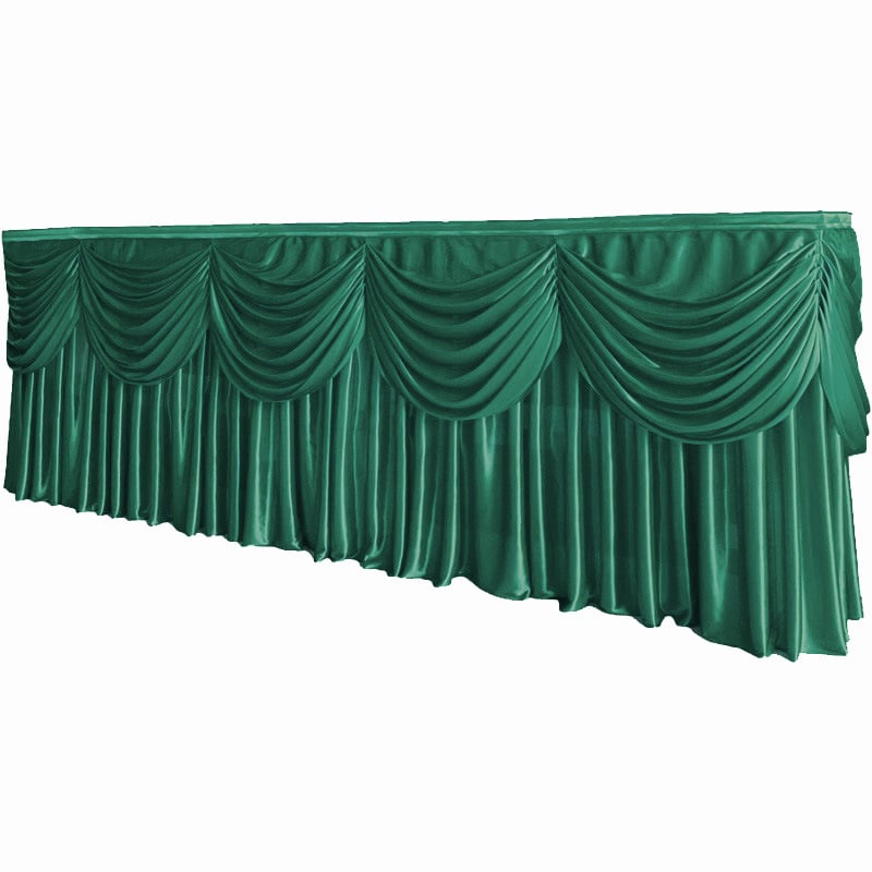 Φούστα τραπεζιού – σατέν, ορθογώνιο σχήμα, μοντέρνο μινιμαλιστικό στυλ, αδειοδοτημένη ιδιωτική ετικέτα