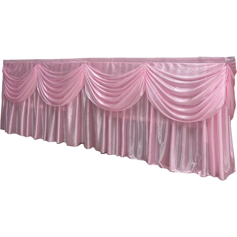 Φούστα τραπεζιού – σατέν, ορθογώνιο σχήμα, μοντέρνο μινιμαλιστικό στυλ, αδειοδοτημένη ιδιωτική ετικέτα