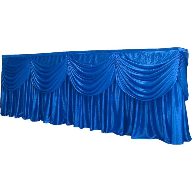 Φούστα τραπεζιού – σατέν, ορθογώνιο σχήμα, μοντέρνο μινιμαλιστικό στυλ, αδειοδοτημένη ιδιωτική ετικέτα