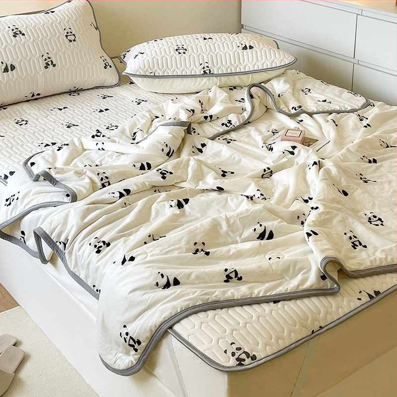 Sada latexového chladiaceho matraca | obsah latexu 70–80% | tkaný materiál s potlačou | troj- až štvordielny set