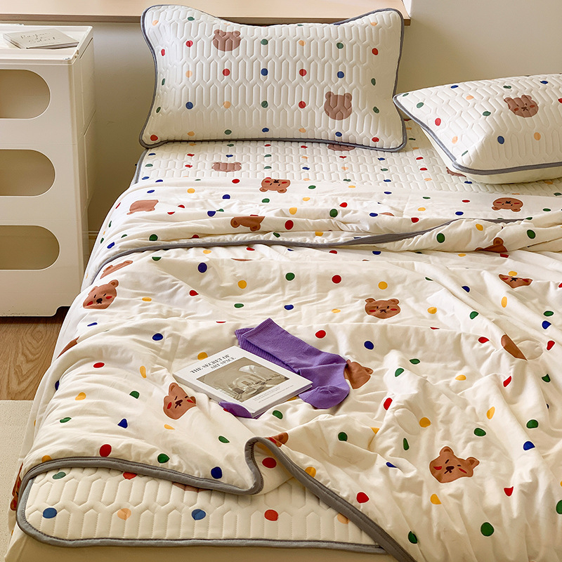 Natūralus latekso šaldymo kilimėlių rinkinys | latekso kiekis 70–80% | spausdinama audinys | trijų–keturių dalių rinkinys