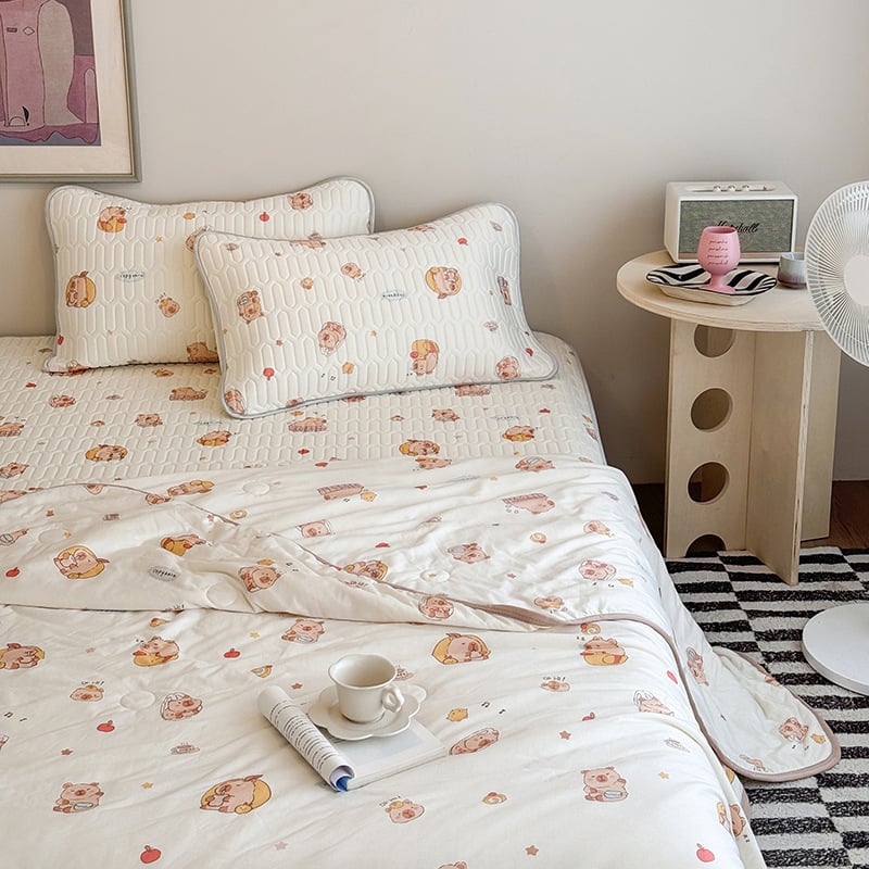 Natūralus latekso šaldymo kilimėlių rinkinys | latekso kiekis 70–80% | spausdinama audinys | trijų–keturių dalių rinkinys