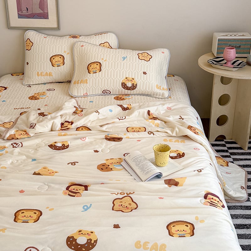 Natūralus latekso šaldymo kilimėlių rinkinys | latekso kiekis 70–80% | spausdinama audinys | trijų–keturių dalių rinkinys