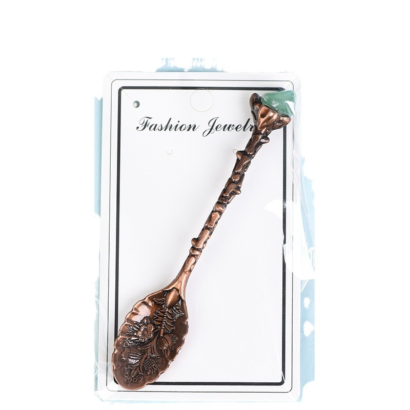 Ametistno kristalna žlica za kavu – vintage ukrašena miješalica, nepravilna polirana žlica za desert od kamena; Materijal: ametist; Marka: Supreme Good Square; Stil: Moderna jednostavnost; Težina: 0.1 kg; Pakiranje: PP vrećica