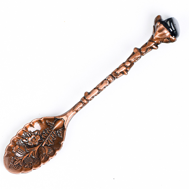 Ametistno kristalna žlica za kavu – vintage ukrašena miješalica, nepravilna polirana žlica za desert od kamena; Materijal: ametist; Marka: Supreme Good Square; Stil: Moderna jednostavnost; Težina: 0.1 kg; Pakiranje: PP vrećica