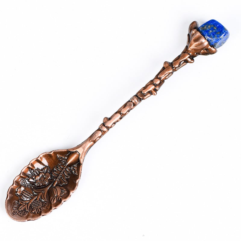 Ametistno kristalna žlica za kavu – vintage ukrašena miješalica, nepravilna polirana žlica za desert od kamena; Materijal: ametist; Marka: Supreme Good Square; Stil: Moderna jednostavnost; Težina: 0.1 kg; Pakiranje: PP vrećica