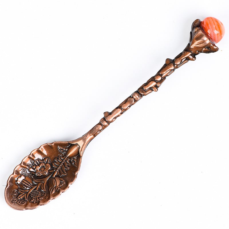 Ametistno kristalna žlica za kavu – vintage ukrašena miješalica, nepravilna polirana žlica za desert od kamena; Materijal: ametist; Marka: Supreme Good Square; Stil: Moderna jednostavnost; Težina: 0.1 kg; Pakiranje: PP vrećica