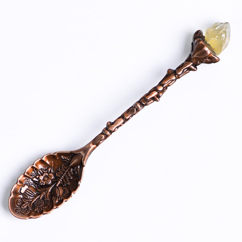Ametistno kristalna žlica za kavu – vintage ukrašena miješalica, nepravilna polirana žlica za desert od kamena; Materijal: ametist; Marka: Supreme Good Square; Stil: Moderna jednostavnost; Težina: 0.1 kg; Pakiranje: PP vrećica