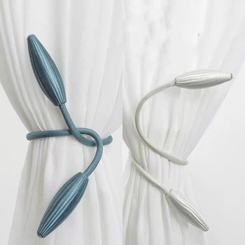 Užuolaidų raišteliai (poros) – Prekės ženklas Unique, Medžiaga: Audinys, Stilius: Nordic