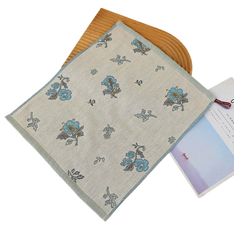 100% pamut arc törölköző, négy réteg, jacquard szövés, nemzeti stílusú motívum, logó nyomtatás