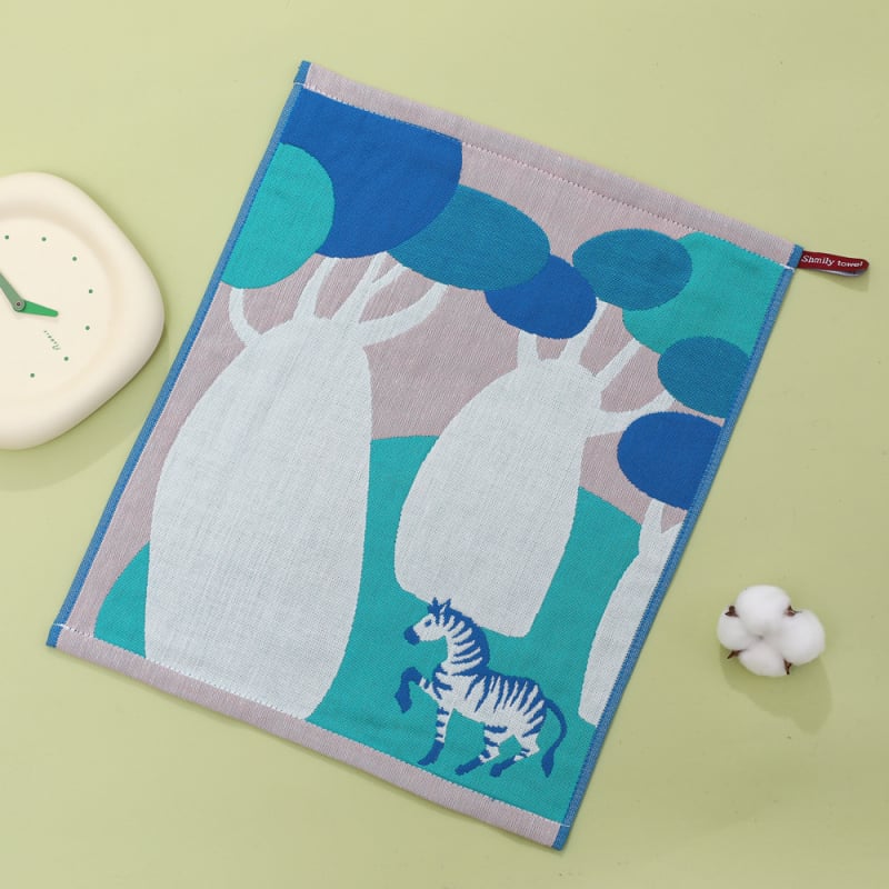 100% pamut arc törölköző, négy réteg, jacquard szövés, nemzeti stílusú motívum, logó nyomtatás