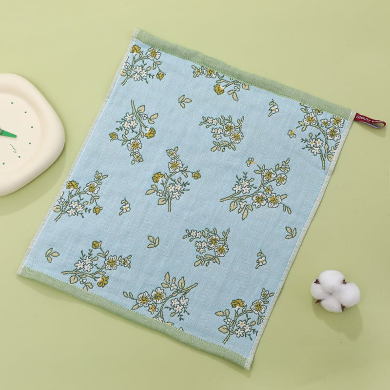 100% pamut arc törölköző, négy réteg, jacquard szövés, nemzeti stílusú motívum, logó nyomtatás