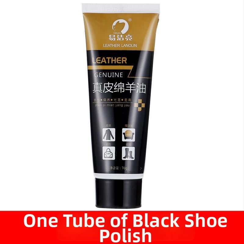 Bőr cipőpolírozó készlet – szilárd polírozó, karbantartó olaj és tisztító kefék készlet