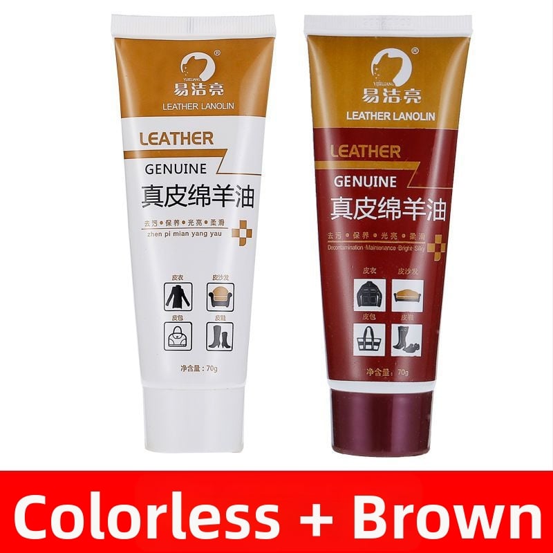 Bőr cipőpolírozó készlet – szilárd polírozó, karbantartó olaj és tisztító kefék készlet