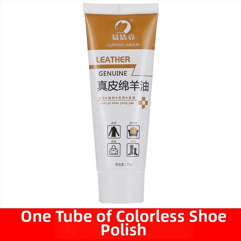 Bőr cipőpolírozó készlet – szilárd polírozó, karbantartó olaj és tisztító kefék készlet