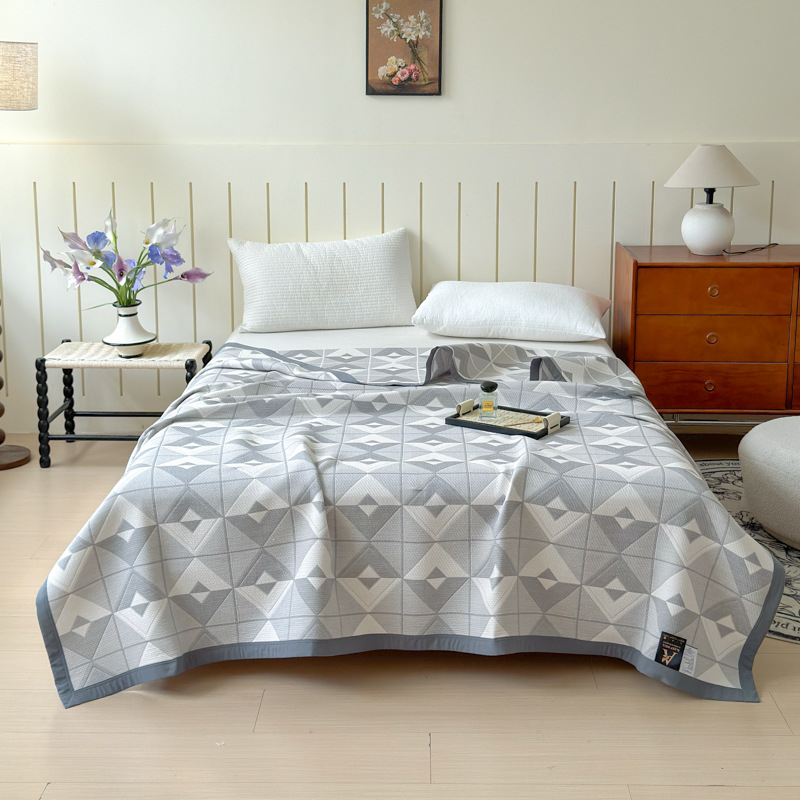 Kolmkihiline puuvillane marlitek vasaraks lillemustriga, 1,1–1,5 kg