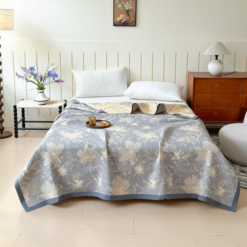 Kolmkihiline puuvillane marlitek vasaraks lillemustriga, 1,1–1,5 kg