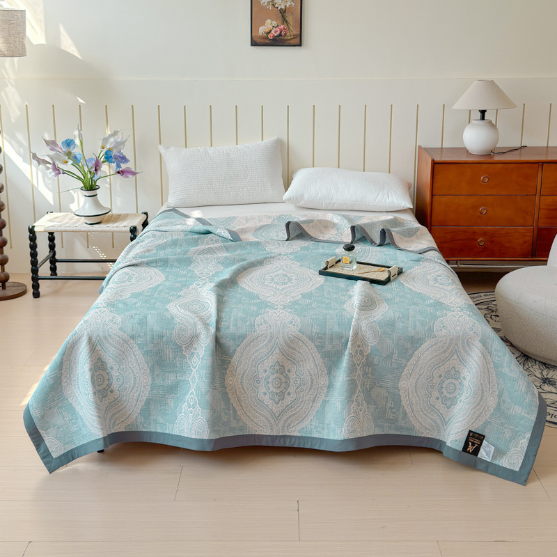 Kolmkihiline puuvillane marlitek vasaraks lillemustriga, 1,1–1,5 kg