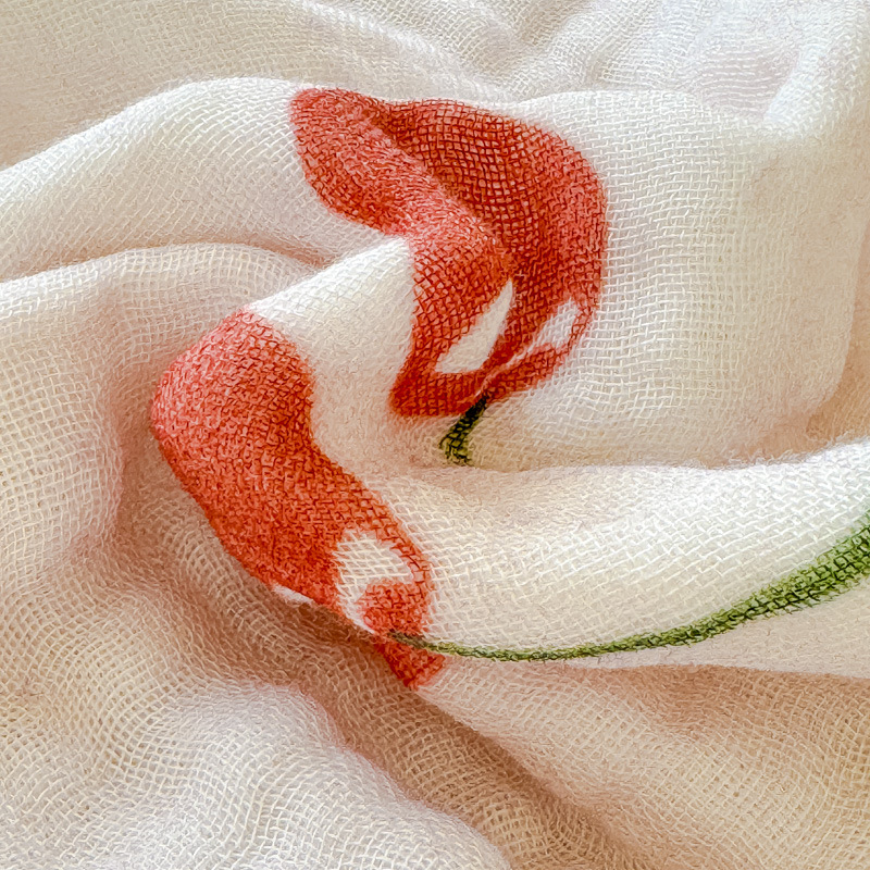 99% puuvillast frotee rätik-tekki, kaal 1.1–1.5 kg, suveks, reaktiivne trükk ja värvimine