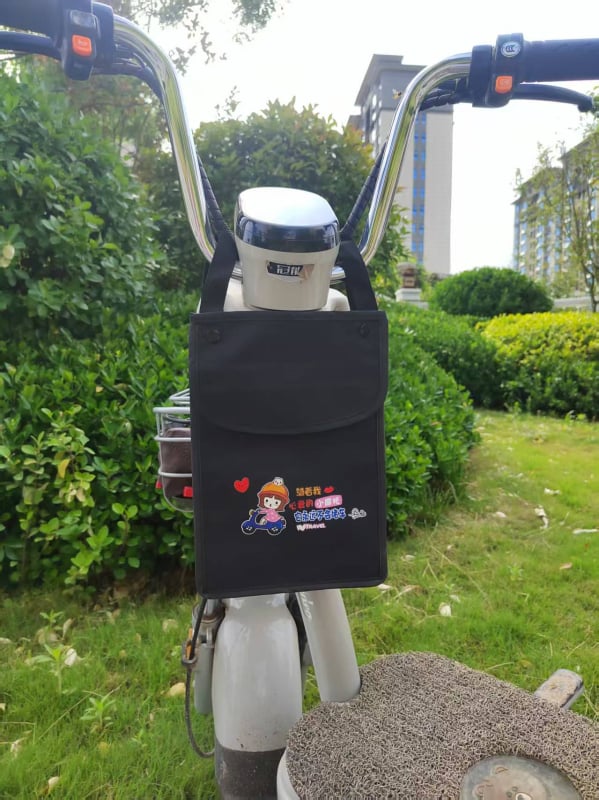 Предна водоустойчива чанта за електрически превозни средства – Oxford плат, съхранение за телефон и ключове, подходяща за велосипеди и електрически скутери