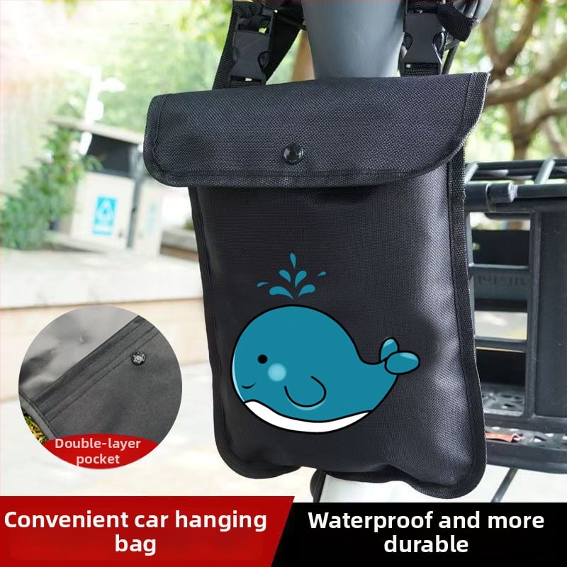 Предна водоустойчива чанта за електрически превозни средства – Oxford плат, съхранение за телефон и ключове, подходяща за велосипеди и електрически скутери