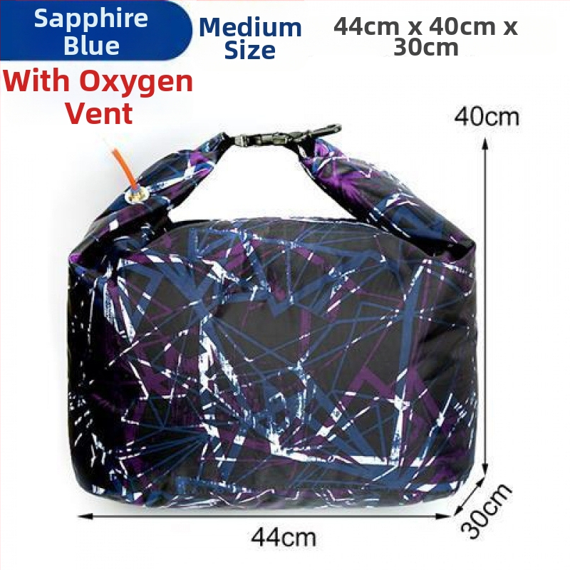 Чанта за живи риби – удебелена, издръжлива, оксигенирана, сгъваема и преносима с предпазна кофа