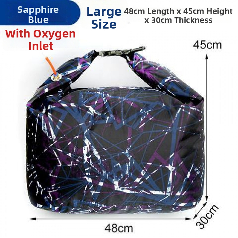 Чанта за живи риби – удебелена, издръжлива, оксигенирана, сгъваема и преносима с предпазна кофа